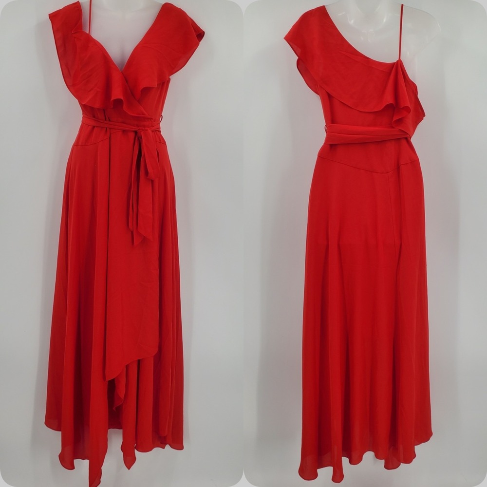 Women's Likely Leilani Asymmetrical Wrap Dress Gown Size 6 NEW A11